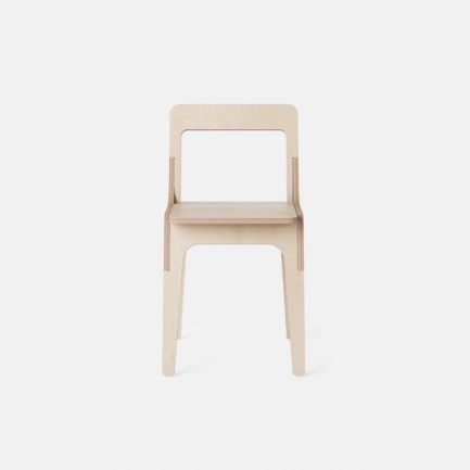 chaise bureau légère design en bois