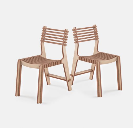 Chaises designs en bois