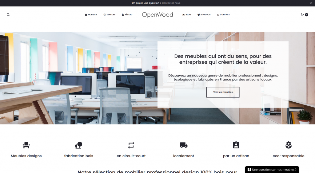 mobilier professionnel pour l'entreprise